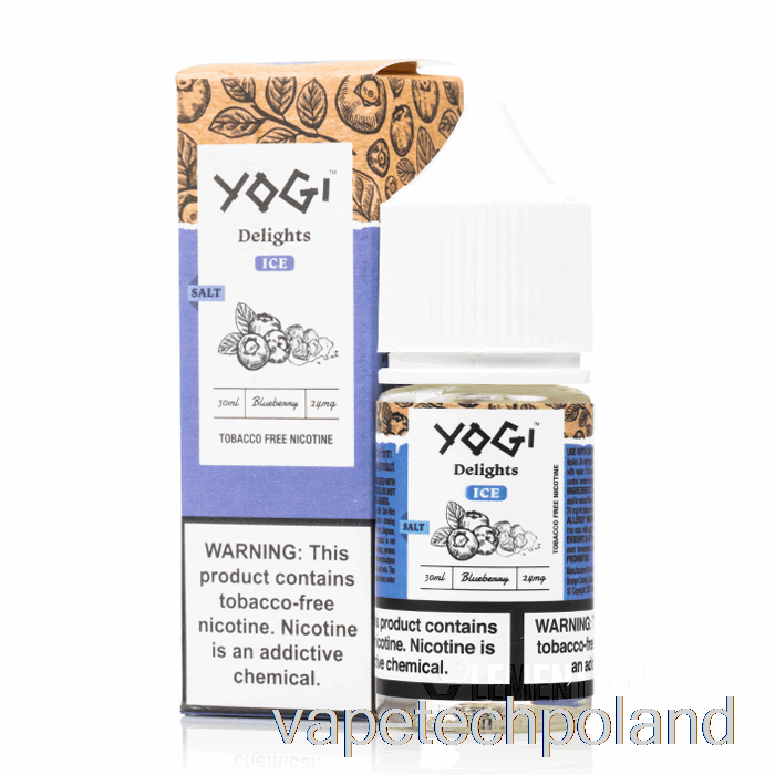 Sole Lodowe Z Jagodami Do Waporyzacji - Przysmaki Yogi - 30ml 50mg